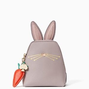 NWT kate spade rabbit coin case